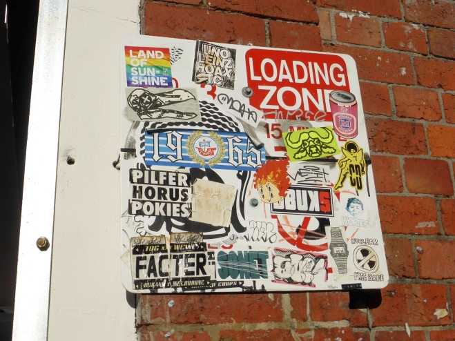 Melbourne sticker art